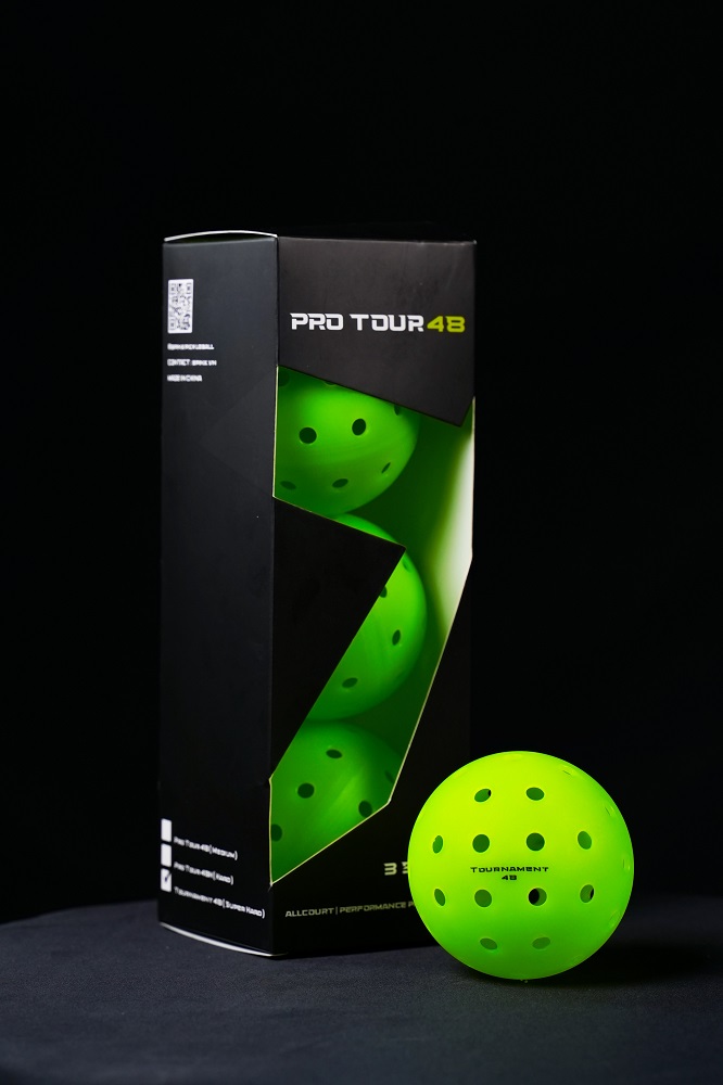 Quả Bóng Pickleball Spinx Tournament 48 Chính Hãng - Độ Bền Ổn Định - 48 Lỗ - Đường Bay Chuẩn - Cảm Giác Đánh Chắc Tay